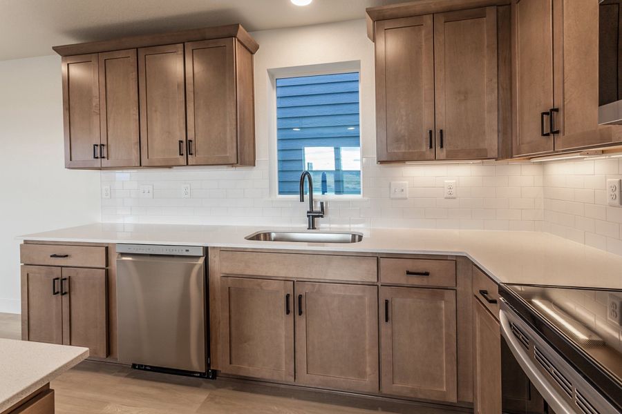 Representative furnished interior of a home built from the Sage by Hartford Homes in Bloom, Fort Collins (Image 20).