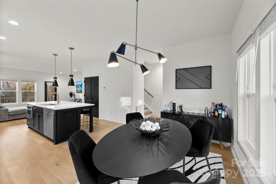 Furnished interior view inside a new home in , Charlotte (Image 29).