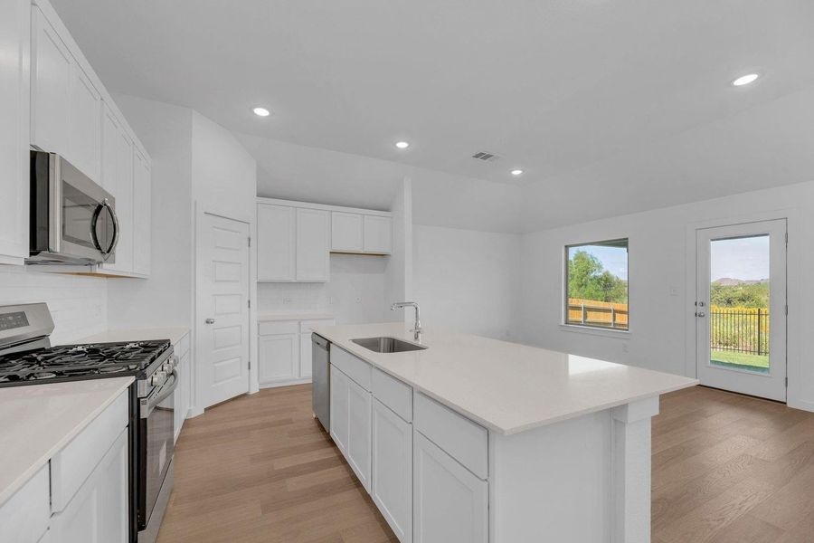 Furnished interior view inside a new home in Prairie Winds, Hutto (Image 12).