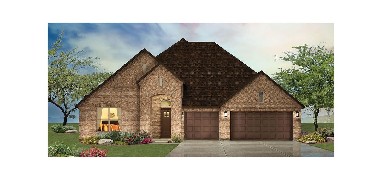 Representative exterior photo of a completed home built from the Ashland by Robson Resort Communities in Robson Ranch Texas, Denton, TX (Image 2). Representative exterior photo of a completed home built from the Ashland by Robson Resort Communities in Robson Ranch Texas, Denton, TX (Image 2).