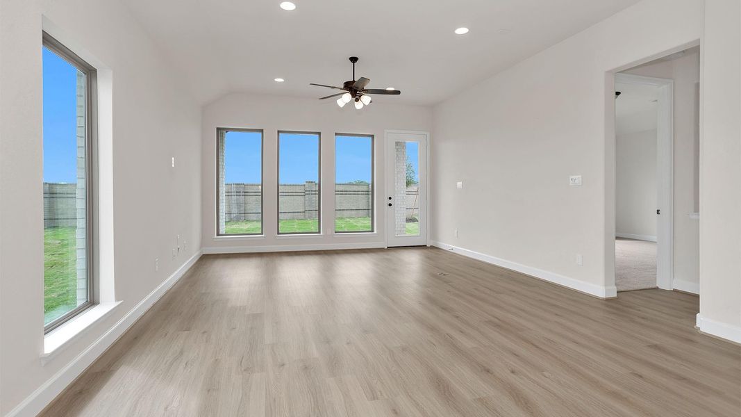 Spacious, unfurnished interior of a new home in Bridgeland, Cypress (Image 14).