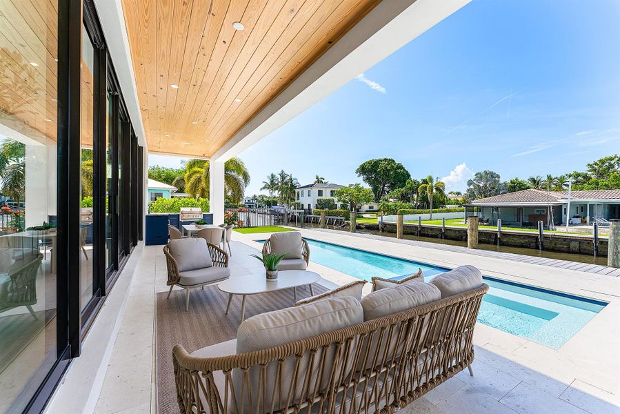 Exterior details and patio area of a home in , Delray Beach (Image 34).