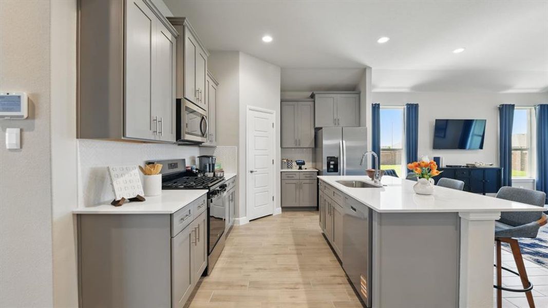 Furnished interior view inside a new home in Treeline, Justin (Image 26).
