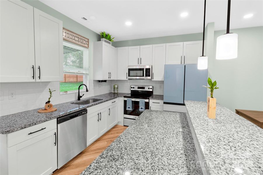 Furnished interior view inside a new home in , Charlotte (Image 3). Furnished interior view inside a new home in , Charlotte (Image 3).