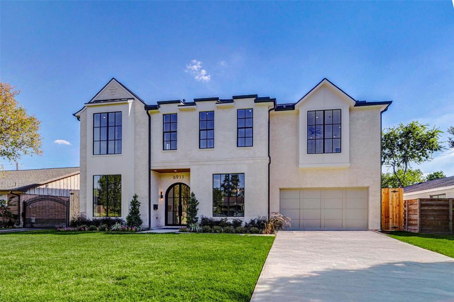 Front exterior of a new home in , Houston, TX, highlighting curb appeal (Image 2). Front exterior of a new home in , Houston, TX, highlighting curb appeal (Image 2).