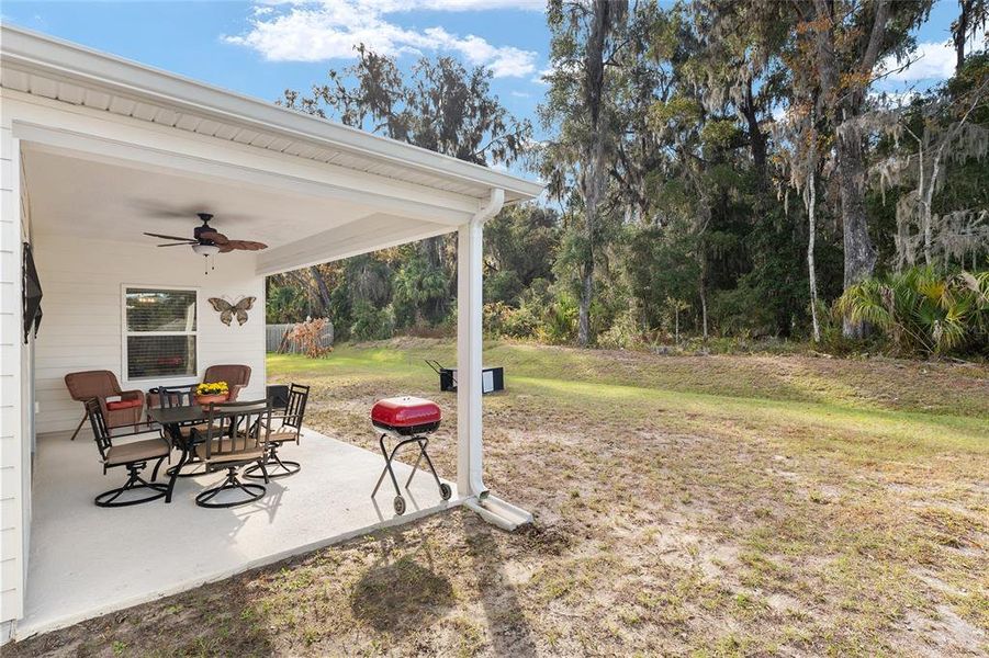 Exterior details and patio area of a home in Finley Woods, Gainesville (Image 38). Exterior details and patio area of a home in Finley Woods, Gainesville (Image 38).