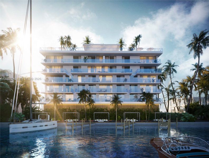 Condo located in Bay Harbor Islands, FL showcasing its design and architecture (Image 3).