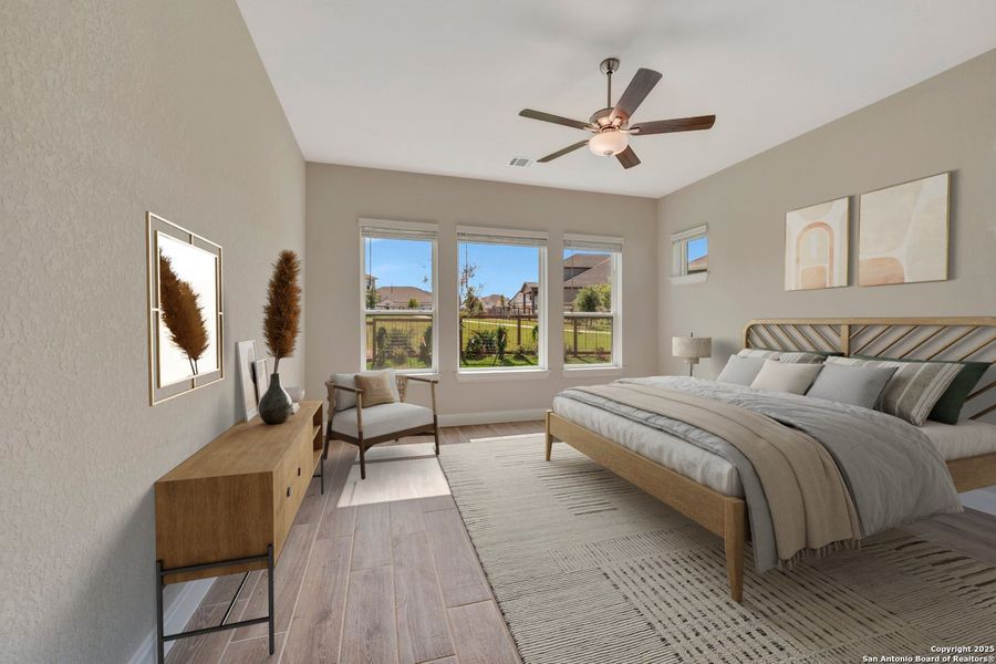 Furnished interior view inside a new home in The Crossvine 55’, Schertz (Image 15).