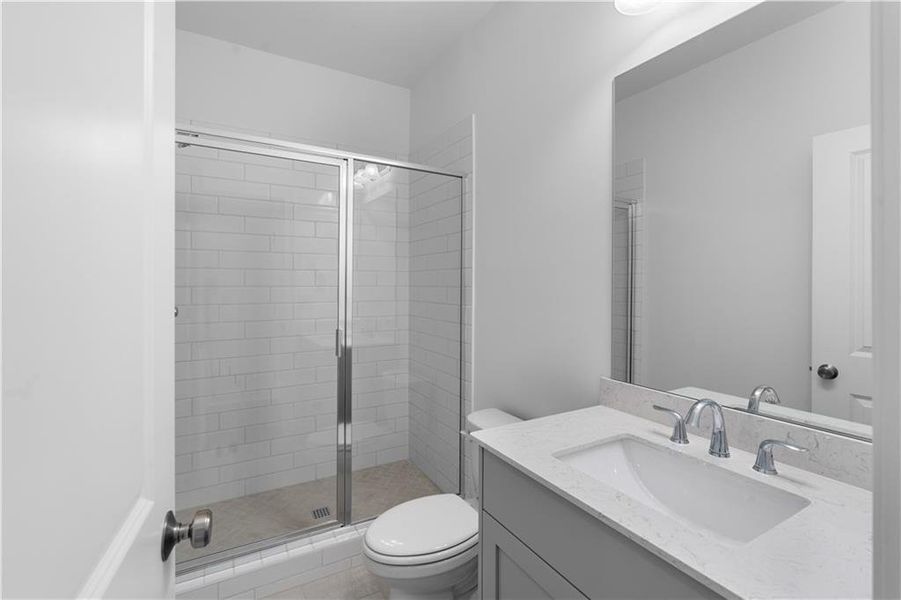 Furnished interior view inside a new home in Evanshire Townhomes, Duluth (Image 13).