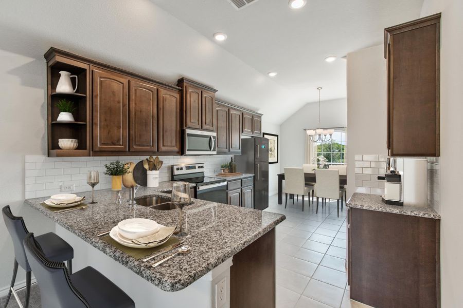 Kitchen | Concept 1503 at Chisholm Hills in Cleburne, TX by Landsea Homes