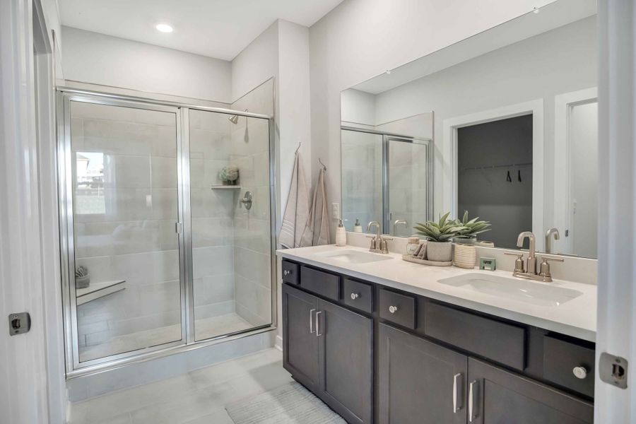 Representative furnished interior of a home built from the SEVERN by D.R. Horton in Nexus South, Gallatin (Image 13).