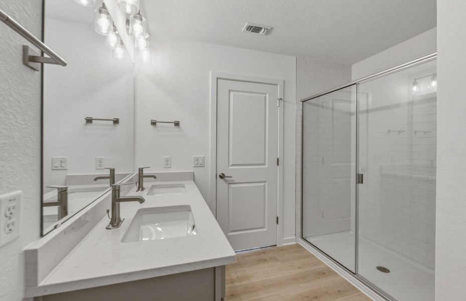 Furnished interior view inside a new home in Cameron Place, Manor (Image 7).