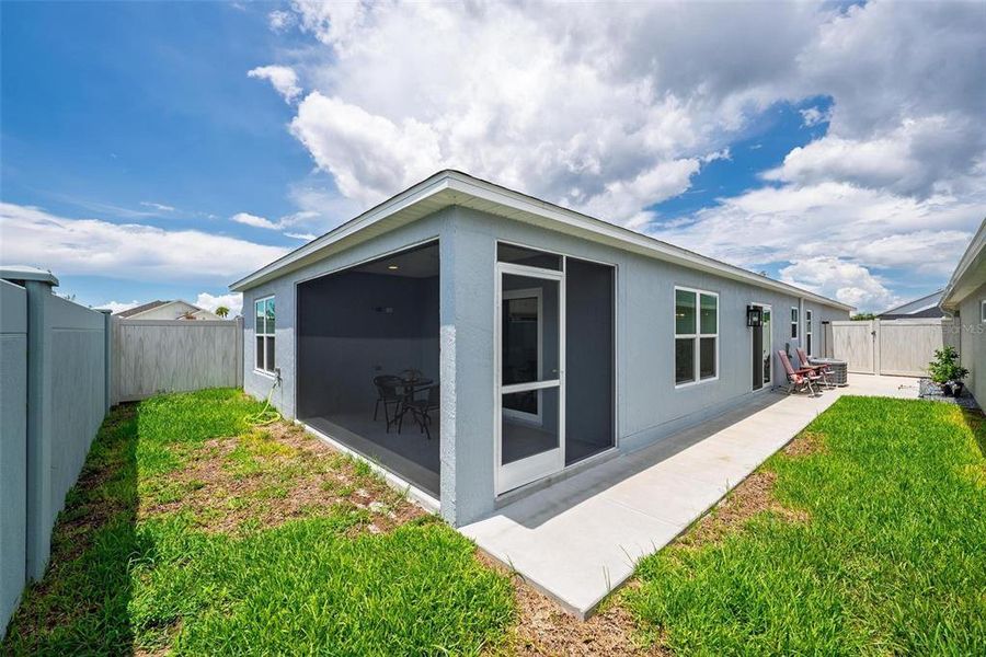 Front exterior of a new home in , The Villages, FL, highlighting curb appeal (Image 22).