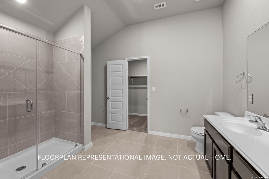 Furnished interior view inside a new home in Paloma Park, Converse (Image 10).