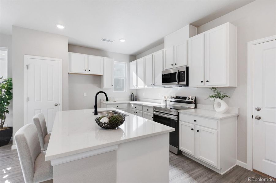 Furnished interior view inside a new home in , Longmont (Image 27). Furnished interior view inside a new home in , Longmont (Image 27).