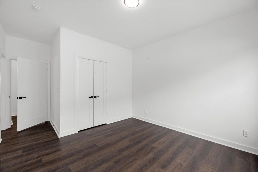 Versatile bedroom space ready for customization.