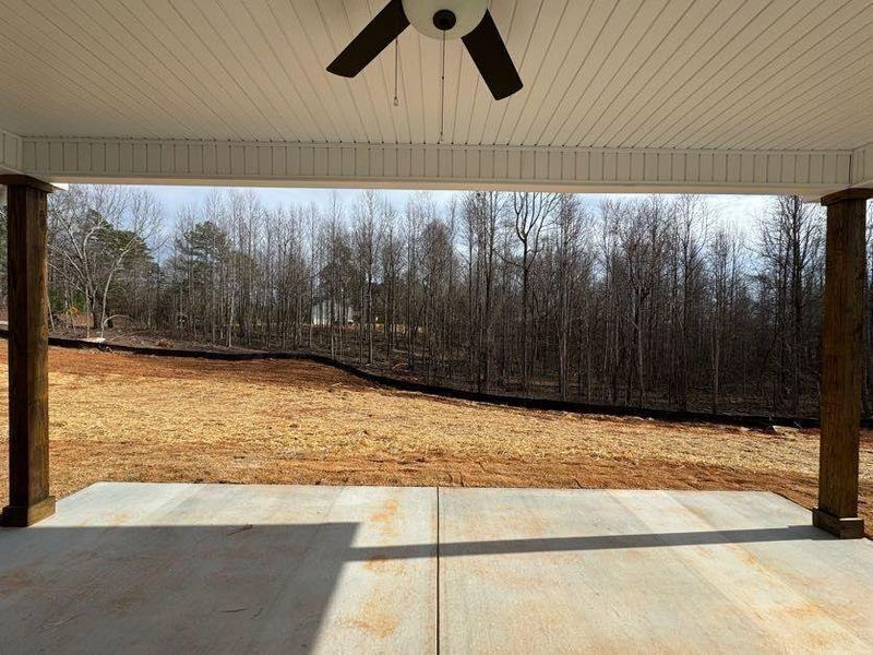 Exterior details and patio area of a home in , Clarkesville (Image 19).