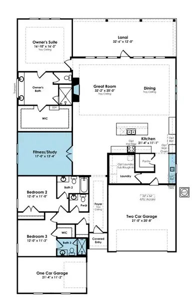 2D floor plan layout of this home in Cresswind at Spring Haven, Newnan, GA (Image 4). 2D floor plan layout of this home in Cresswind at Spring Haven, Newnan, GA (Image 4).