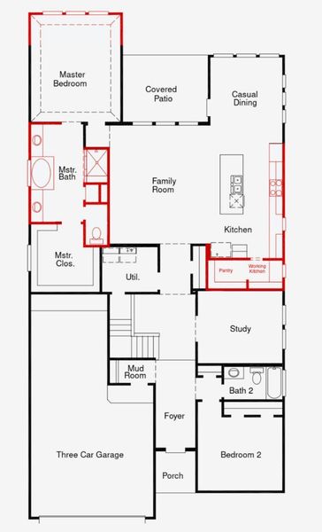 1st Floorplan - Representative Photo