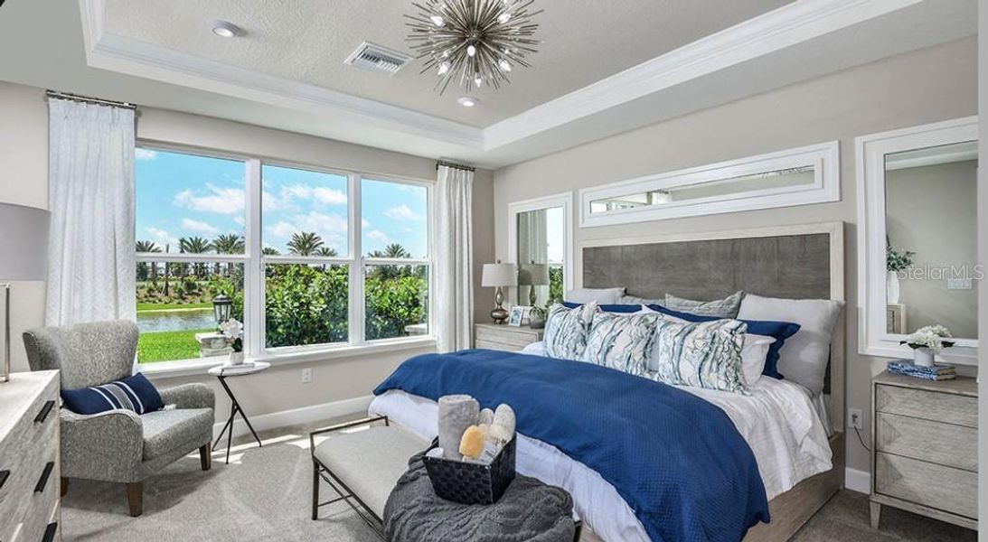 Furnished interior view inside a new home in Cassia at Skye Ranch, Sarasota (Image 6). Furnished interior view inside a new home in Cassia at Skye Ranch, Sarasota (Image 6).