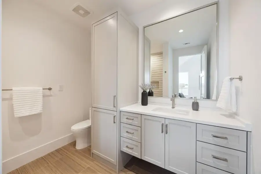 Furnished interior in a model home at Avadene at Las Colinas in Irving (Image 35).