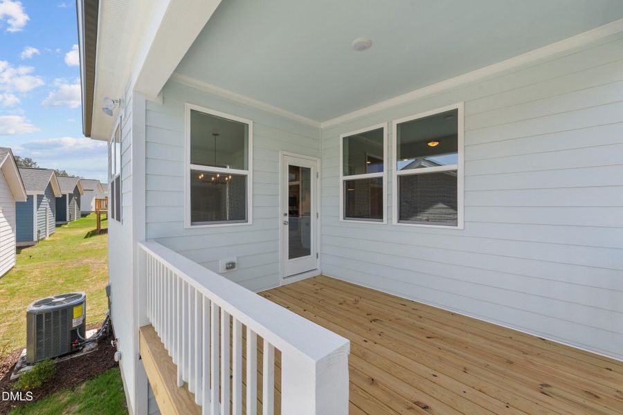 Back Covered Deck
