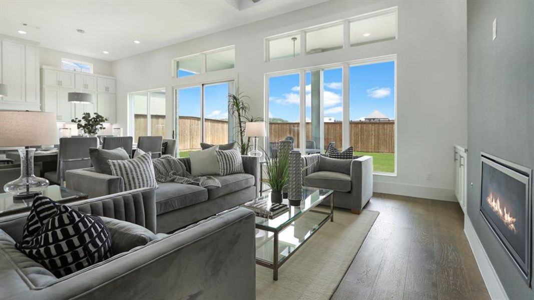 Furnished interior view inside a new home in Rio Vista at Kelly Ranch, Aledo (Image 24).