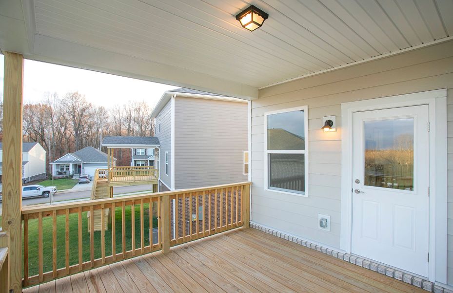 Homesite 96 Back Porch in new home for sale at Copes Crossing by Pulte Homes Nashville