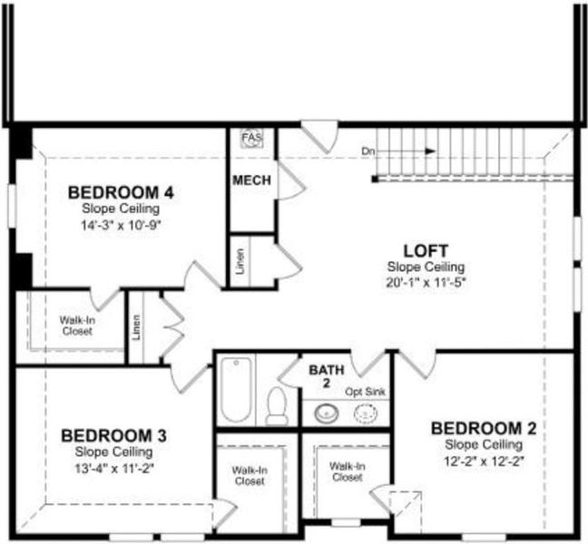 Beazer Homes Whitewing Ranier plan