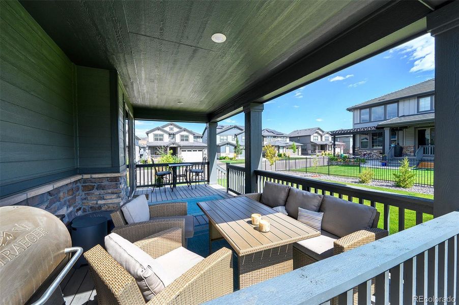 Exterior details and patio area of a home in , Morrison (Image 1).