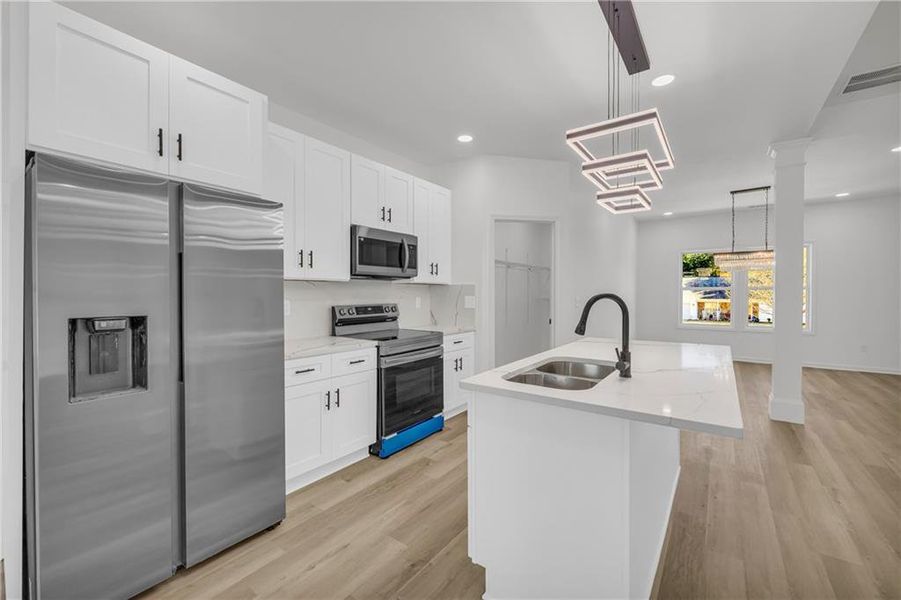 Furnished interior view inside a new home in , Covington (Image 8).