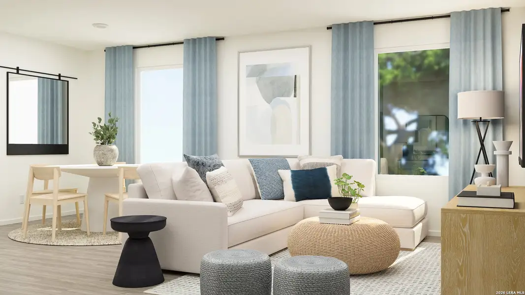 Furnished interior view inside a new home in Grace Gardens, San Antonio (Image 8).