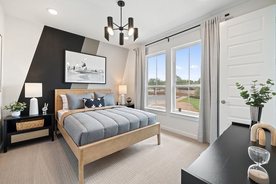 Furnished interior view inside a new home in Arbor Collection At Park Central, Georgetown (Image 34). Furnished interior view inside a new home in Arbor Collection At Park Central, Georgetown (Image 34).