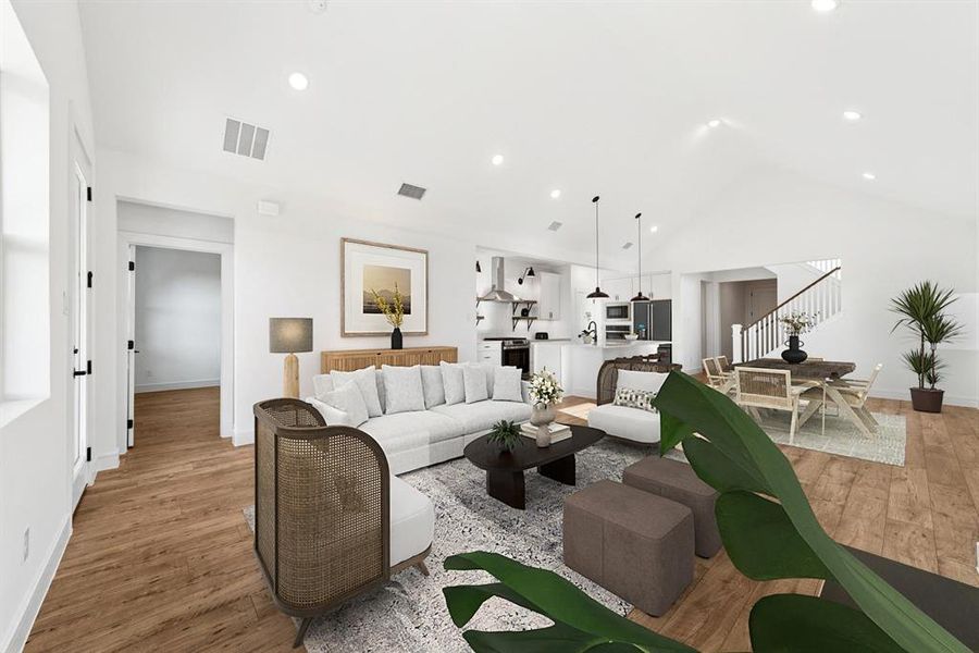 Furnished interior view inside a new home in Heritage Ranch, Sherman (Image 25). Furnished interior view inside a new home in Heritage Ranch, Sherman (Image 25).