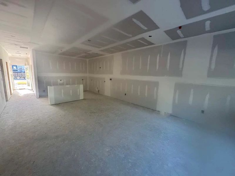 Family Room Construction Progress