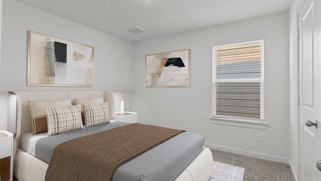 Furnished interior view inside a new home in Villarosa at Tamarron, Katy (Image 14).