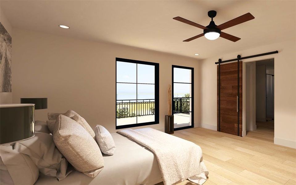 Furnished interior view inside a new home in , Rockwall (Image 9).