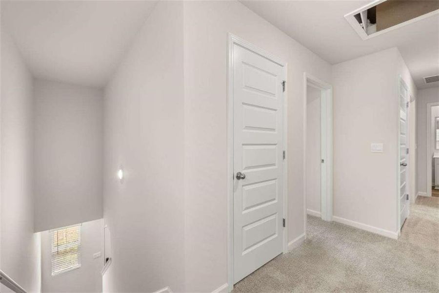 Spacious, unfurnished interior of a new home in Poplar Preserve, Newnan (Image 22). Spacious, unfurnished interior of a new home in Poplar Preserve, Newnan (Image 22).