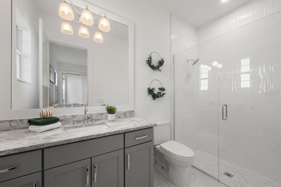 Furnished interior view inside a new home in , Sarasota (Image 50). Furnished interior view inside a new home in , Sarasota (Image 50).