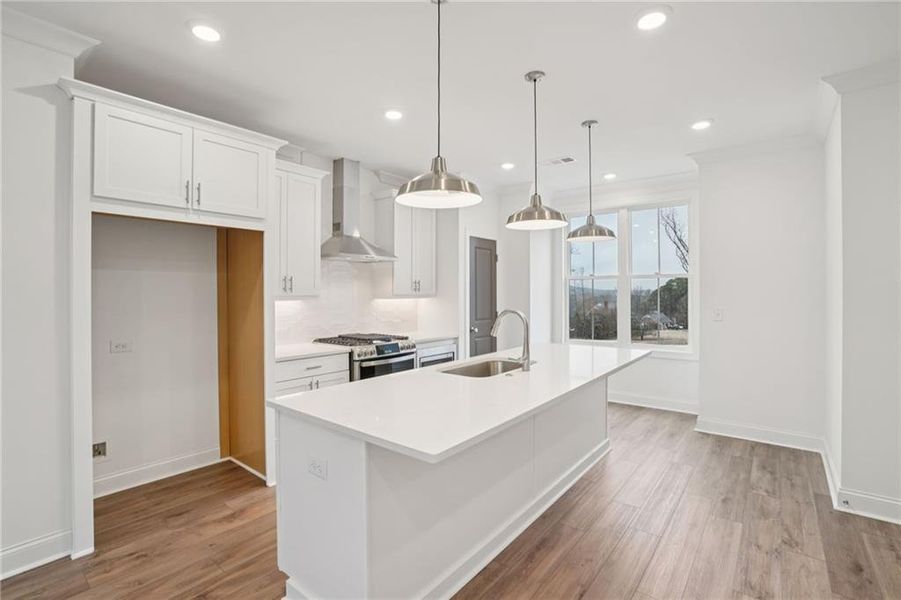 Furnished interior view inside a new home in Palisades Townhomes, Cumming (Image 13).