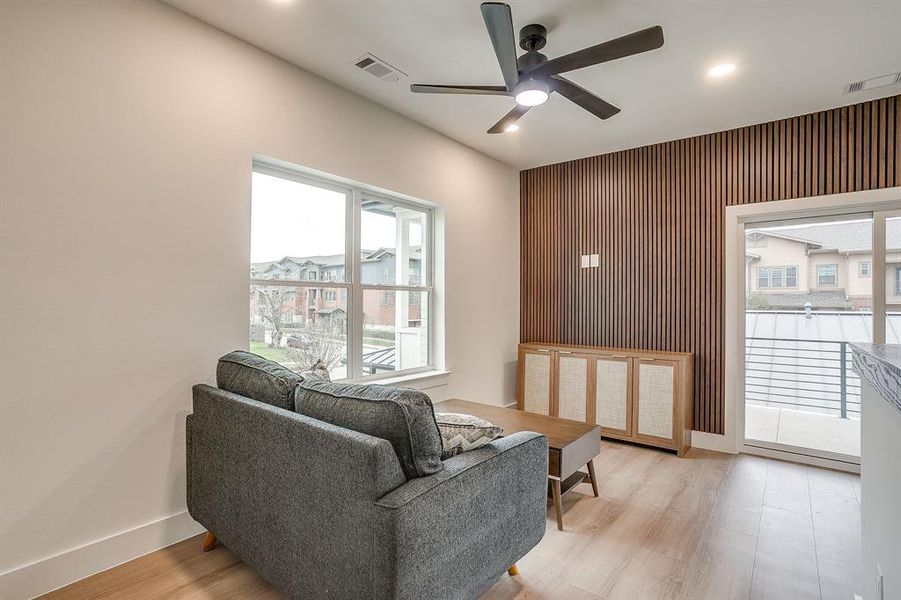Furnished interior view inside a new home in , Fort Worth (Image 32).