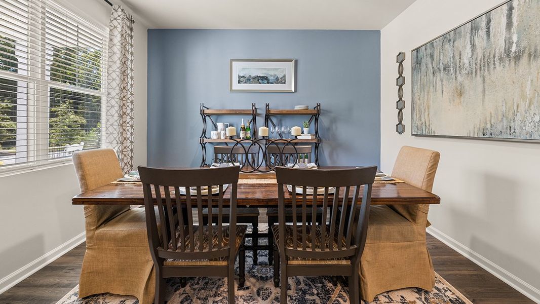 Representative furnished interior of a home built from the Elle by D.R. Horton in Highland Hills, Graniteville (Image 39). Representative furnished interior of a home built from the Elle by D.R. Horton in Highland Hills, Graniteville (Image 39).