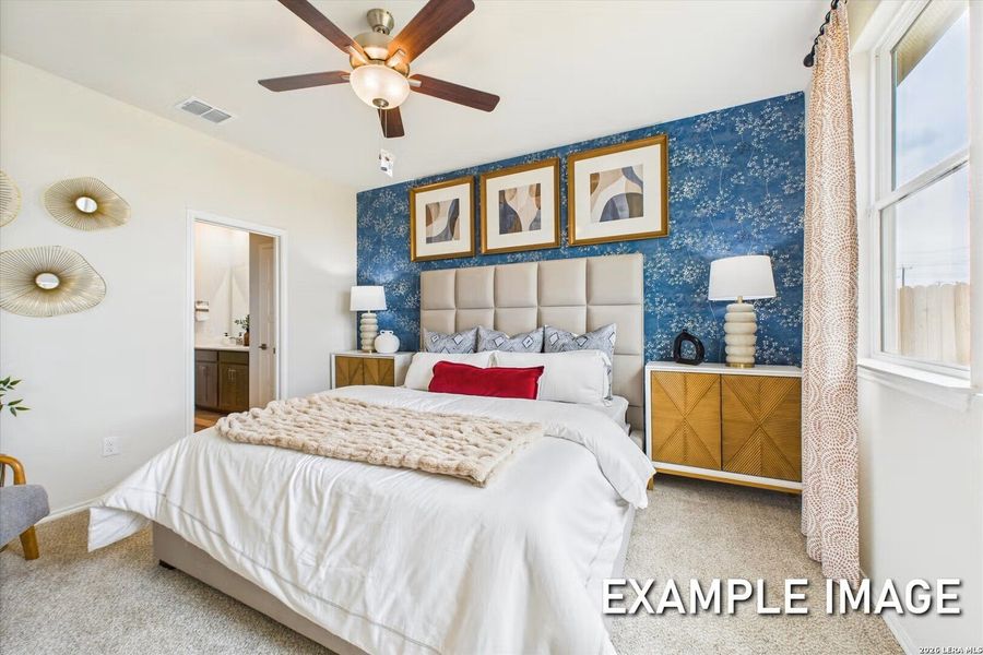 Furnished interior view inside a new home in Applewhite Meadows, San Antonio (Image 17).