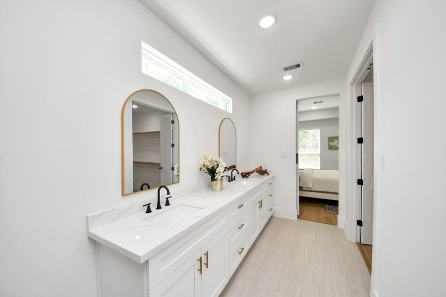 Furnished interior view inside a new home in , Spring (Image 38).