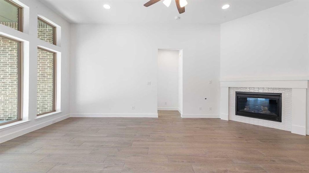 Spacious, unfurnished interior of a new home in The Heights At Uptown Celina 50', Celina (Image 17). Spacious, unfurnished interior of a new home in The Heights At Uptown Celina 50', Celina (Image 17).