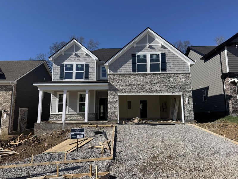 In-progress construction of a new home in Woods Crossing, Gallatin, TN (Image 38).