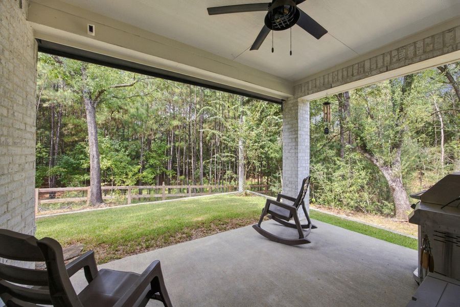 Exterior details and patio area of a home in , Tomball (Image 22).