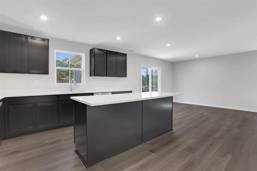 Furnished interior view inside a new home in Summertree, Stone Mountain (Image 6).