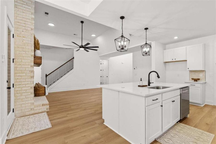 Furnished interior view inside a new home in , Jenkinsburg (Image 13).