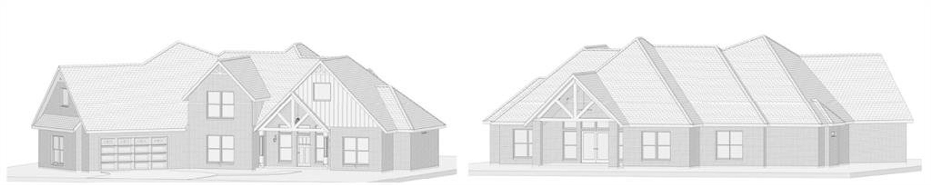 Exterior rendering of this home design in , Lone Oak, TX (Image 1). Exterior rendering of this home design in , Lone Oak, TX (Image 1).